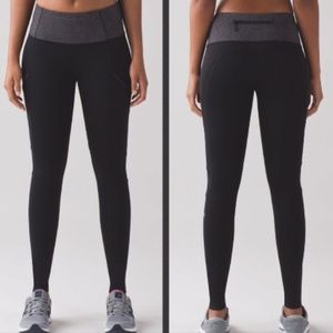 LULULEMON Fresh Tracks Black Leggings Size 4